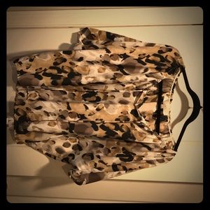 Cheetah print top